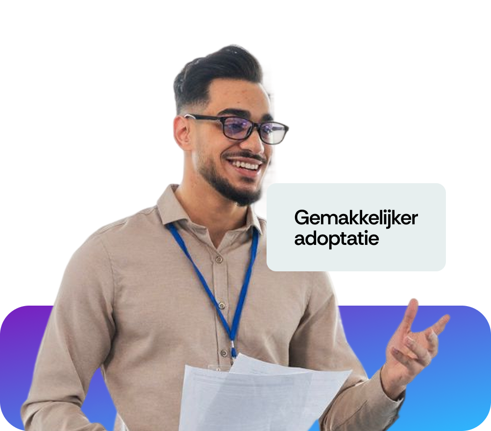 Trainer presenteert digitalisering en adoptie van ERP oplossing