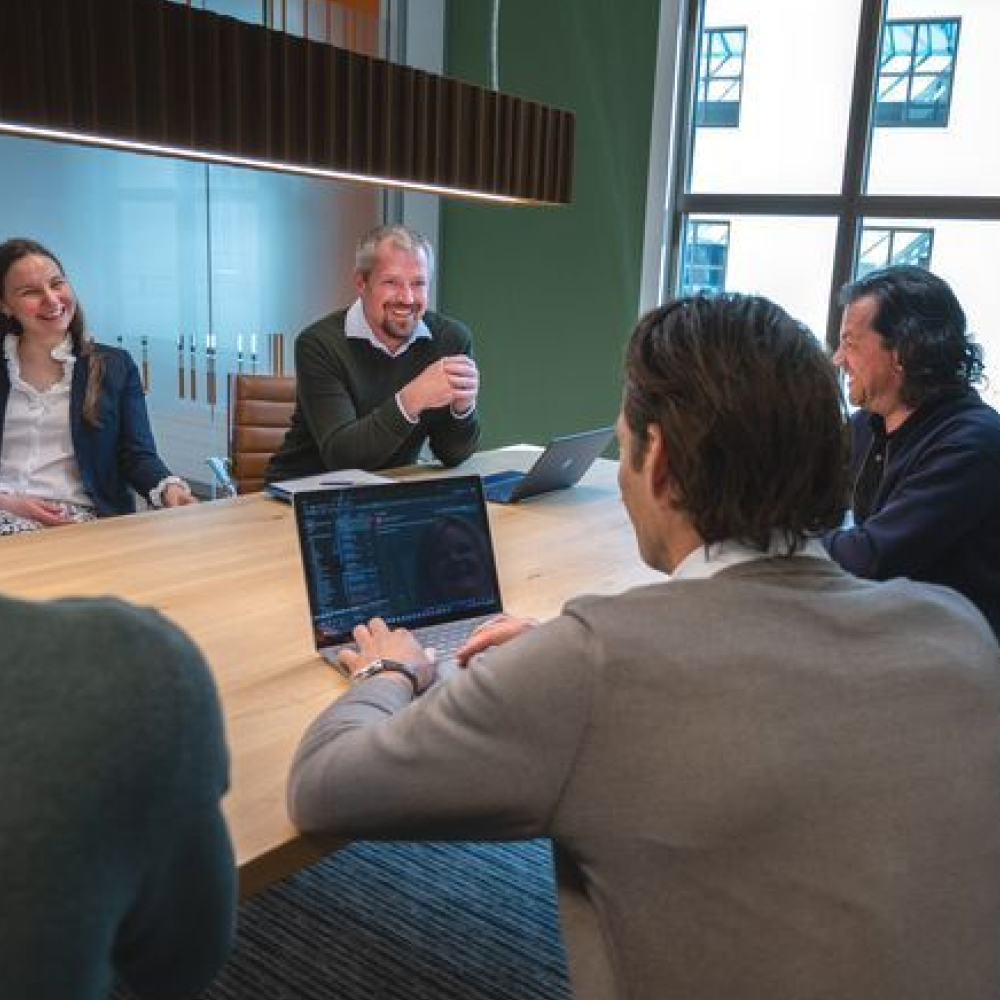 Professionele vergadering met Companial ERP consultants